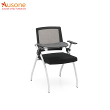 Hot selling folding study chair with writing pad folding chair